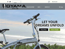 Tablet Screenshot of oyama.com